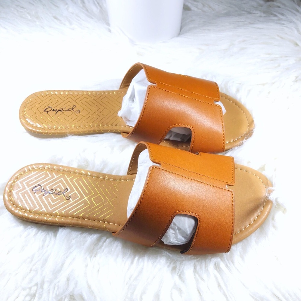 NEW Cognac Sandals